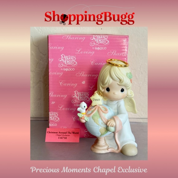Precious Moments Christmas Around The World Chapel Exclusive 116710 (SB1431) - Picture 1 of 12